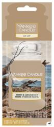 Yankee Candle Amber & Sandalwood Autóillatosító - Papír