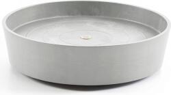 Ecopots Wheels alátét - fehér-szürke - ∅ 34, 10, magasság 9 cm