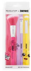 Makeup Revolution Set pensule de machiaj Fortnite X Revolution Character Trio, 3 bucati, Makeup Revolution