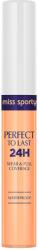 Miss Sporty Anticearcan Perfect to Last 24H 001 Ivory, 7, 8ml, Miss Sporty