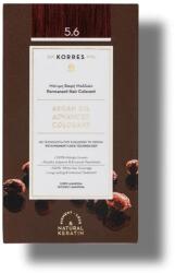 KORRES Vopsea de par Argan Oil 5.6 Red Light Brown, 50ml, Korres