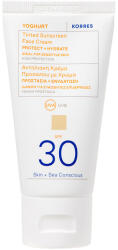 KORRES Crema de fata colorata cu SPF30 Yoghurt Sun, 50ml, Korres