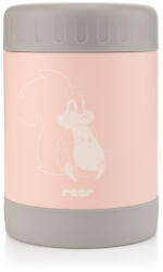 Reer Cutie termica de mancare din otel inoxidabil Colour Design Roz, 300ml, Reer