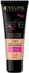 Eveline Cosmetics Fond de ten & corector Selfie Time 04 Natural, 30ml, Eveline Cosmetics