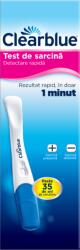 Clearblue Test de sarcina detectare rapida, 1 bucata, Clearblue