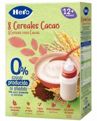 Hero Baby Pudra instant cu 8 cereale cu cacao +12 luni, 340g, Hero Baby