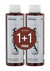 KORRES Pachet Sampon Almond & Lineseed, 2x250ml, Korres