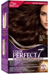 Wella Vopsea de par permanenta Saten Inchis 3/0 Color Perfect, 135ml, Wella