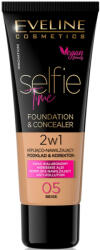 Eveline Cosmetics Fond de ten & corector Selfie Time 05 Beige, 30ml, Eveline Cosmetics