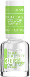 Miss Sporty Top Coat 3D Gel Effect, 8g, Miss Sporty