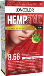 LONCOLOR Vopsea de par permanenta Hempstyle Nr. 8.66, 110ml, Loncolor