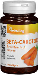 Vitaking Beta-caroten natural 25000UI, 100 capsule gelatinoase, Vitaking