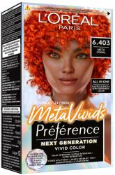 L'Oréal Vopsea de par semi-permanenta Preference MetaVivids 6.403 Meta Coral, 154ml, L'Oreal Paris