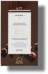 KORRES Vopsea de par Argan Oil 6.77 Gianduja, 50ml, Korres