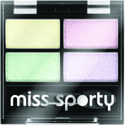 Miss Sporty Paleta de farduri pentru pleoape Studio Color Quattro 416 Unicorn Swag, 5g, Miss Sporty