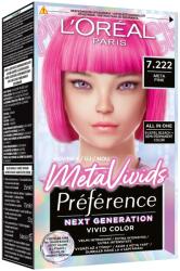 L'Oréal Vopsea de par semi-permanenta Preference MetaVivids 7.222 Meta Pink, 154ml, L'Oreal Paris