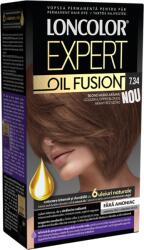 LONCOLOR Vopsea de par permanenta Expert Oil Fusion Nr 7.34, 115ml, Loncolor