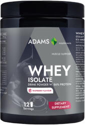 Adams Vision Pudra proteica cu aroma de zmeura Whey Isolate Protein, 360g, Adams Vision