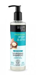 Organic Shop Sampon Bio Nutritiv pentru par deteriorat cu Argan si Amla, 280ml, Organic Shop