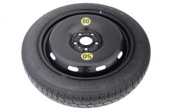 Extradeon Készlet - Mankókerék + Kerékkulcs + Hévér + Tároló a Hévérhez SSANGYONG XLV 125/80 R17 5x112 CB66.5