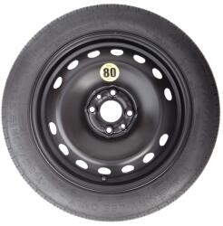 Extradeon Készlet - Mankókerék + Kerékkulcs + Hévér + Tároló a Hévérhez FORD KA II 125/80 R15 4x98 CB58.1