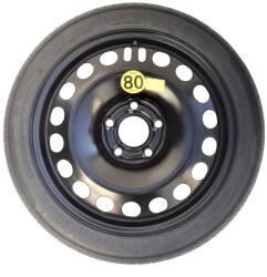 Extradeon Készlet - Mankókerék + Kerékkulcs + Hévér + Tároló a Hévérhez OPEL ASTRA H 125/70 R16 5x110 CB65.1