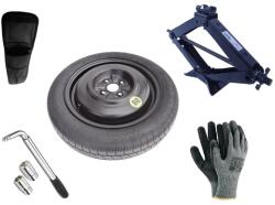 Extradeon Készlet - Mankókerék + Kerékkulcs + Hévér + Tároló a Hévérhez OPEL TIGRA 125/80 R15 4x100 CB56.5