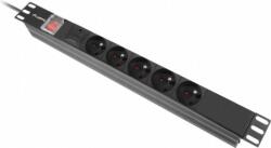 Lanberg 5 Plug 2 m Switch (PDU-05E-0200-IEC-BK)