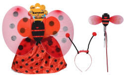 Wiky Gyerek jelmez katicabogár szett szárnyak: 45 x 33 cm, szoknya: 30cm (026043)