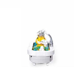 Sluban építőkészlet Builder M38-B1221C Garfield habfürdőben 100 db (M38-B1221C)