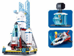 Sluban Space építőkészlet M38-B1199 űrsikló indítóközpont 424 db (M38-B1199)