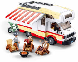 Sluban Model Bricks építőkészlet M38-B1193 TS-3 lakóautó 1: 35 méretben 506 db (M38-B1193)