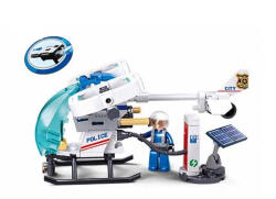 Sluban Metropolis M38-B1217C légijárőr helikopter 135 db (M38-B1217C)