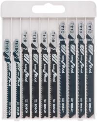 Bosch 10 részes Basic for Wood szúrófűrészlap-készlet 2607010629 (2607010629)