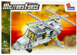 alleBLOX építőkocka készlet Military Forece Katonai helikopter 179 db (298247)