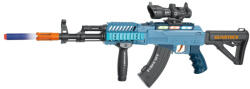 Wiky Játék gépfegyver Kalasnyikov AK-47 fény, rezgő és hangeffektusokkal 12 db habszivacs tölténnyel (038259)