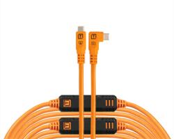 Tether Tools CUC31RTG2-ORG TetherPro Optima 10G 9, 4m USB-C narancs kábel (CUC31RTG2-ORG)