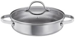 Tescoma SteelCRAFT mély serpenyő fedővel ø 28 cm, 2 fül