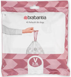 Brabantia PerfectFit szemeteszsák V méret - 2-3L, 40db/csg (100253)