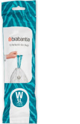 Brabantia PerfectFit szemeteszsák W méret - 5L, 10db/tek (137808)