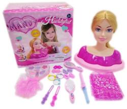 Magic Toys Mandy HairStylist fodrászolható és sminkelhető babafej