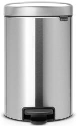Brabantia NewIcon pedálos szemetes - rozsdamentes acél, selyem 12L (113604)