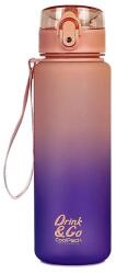 COOLPACK Matt Műanyag Kulacs - 600 ml, Gradient Berry