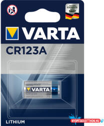 VARTA Fotóelem CR 123A 1 db/csomag, Varta (6205301401) - nyomtassotthon