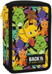 DERFORM Backup Emeletes Felszerelt Tolltartó - Cute Monsters