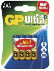 GP Batteries Elem 1.5V mikroceruza, AAA GP PLUS ULTRA Alkáli 3+1 db/bliszter, B1711N (GP-LR03PlusU3+1)