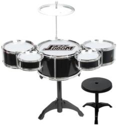 Magic Toys Jazz Drum 6 részes játék dobfelszerelés állványon dobszékkel