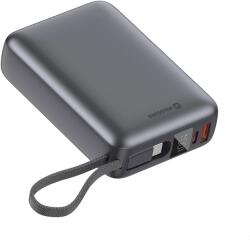 SWISSTEN 20000 mAh 45 W integrált USB-C kábellel - asztroezüst (22013976)