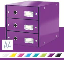 Leitz Click & Store WOW, 3 részes, lila (60480062)