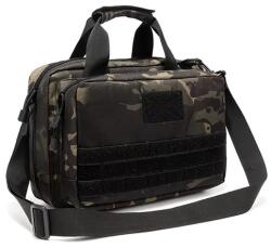 DRAGOWA Tactical Тактическа чанта за пътуване Bolt, CP черна (DRG124.BlackMulticam)